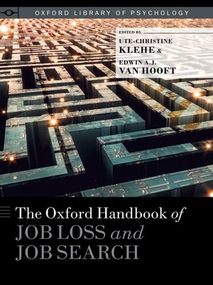 cover image of The Oxford Handbook of Job Loss and Job Search